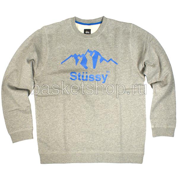 Stussy Толстовка (180047-grey hea)  - цена, описание, фото 1